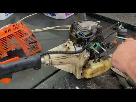 Stihl FS80R Trimmer: Replacing Carburetor and Fuel Lines