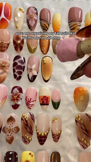 Organizing Fall Nail Designs Like a Pro
