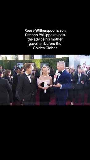 #ReeseWitherspoon's son Deacon Phillippe reveals the advice his mother gave him before the #GoldenGlobes. | Variety On the Carpet presented by @prime