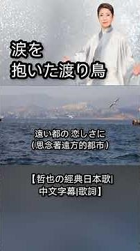 涙を抱いた渡り鳥【哲也の經典日本歌|中文字幕|歌詞】
