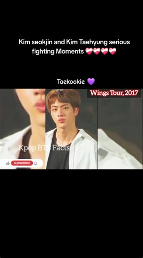 Taehyung and Jin's Intense Fight Moments