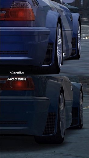 NFS Most Wanted 2005 vs Modern Edition 🔥 Updated Graphics Comparison