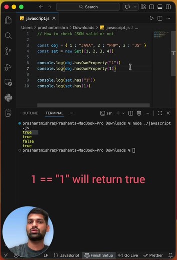 #57 Object and Set properties | Javascript Interview Question #object #set #javascriptinterview