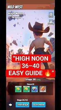 🔥 High Noon Stage 36–40 Guide | Easy Clear Strategy | Last War: Survival