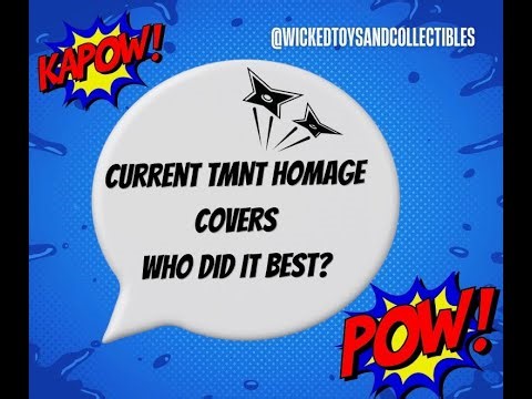 TMNT Homage Comic Book Covers