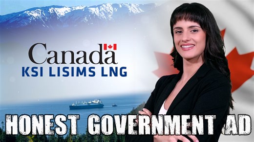 The Canadien Government has made an ad about the proposed Ksi Lisims LNG terminal & PRGT Pipeline, and it's surprsingly honest and informative. Stay up to date with the situation on the Lax'Yip: 👉 instagram.com/dogwoodbc 👉 instagram.com/laxyipyouth | The Juice Media