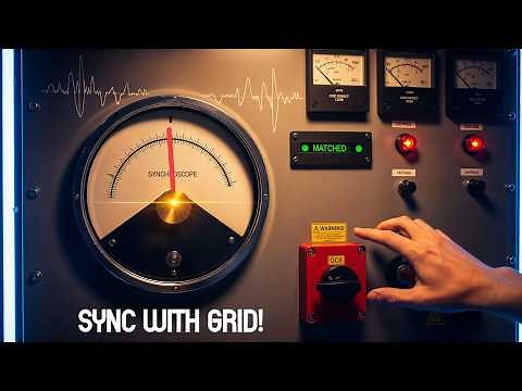 How Synchronization Happens in Power Plants | Understanding Synchroscope & GCB Operations