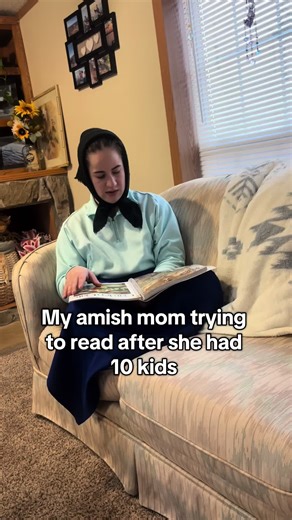 Idk what mom was smoking that made her think she could have 10 kids and quite time to read😭😂 #amish #freewill