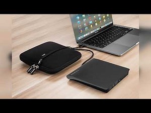 Review: ROOFULL External CD DVD +/-RW Drive for Laptop Mac, USB 3.0 & USB-C CD DVD Disc Reader...