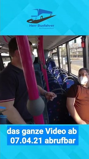 Herr Busfahrer und der Fahrscheinprüfer | #Shorts