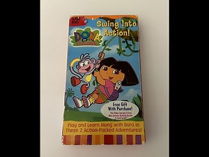 Opening To Dora The Explorer: Swing Into Action (2001) VHS - Reversed!