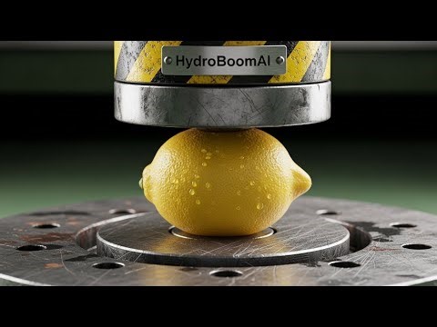 Hydraulic Press Crashes 15 Fruits 🤯 | Most Satisfying Juice Explosions Ever! #crush #FruitCrushing