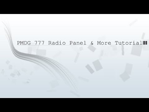 PMDG 777 Radio Panel & More German Tutorial