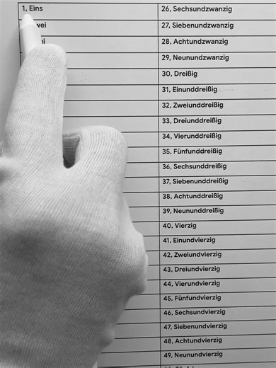 Do You Know These German Numbers ? #learngerman #germanlanguage #germanwords #deutschlernen #languagelearning #LearnOnTiktok #TiktokLearningCampaign