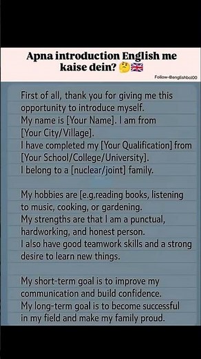 "How To Introduce Yourself In English?