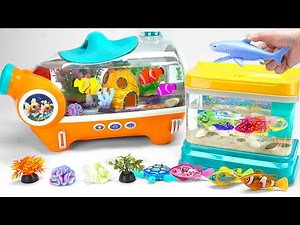 Light Robo Fishing Aquarium Playset ASMR Satisfying with Unboxing