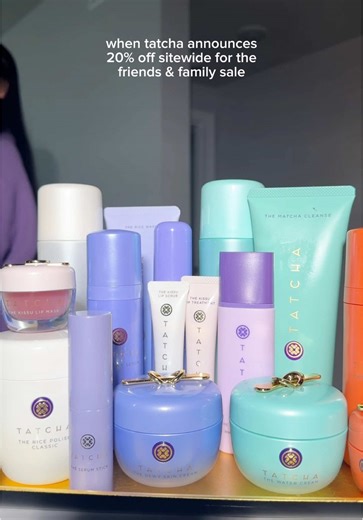 we won’t miss a deal this good 💜 shop our exclusive friends & family event only at Tatcha.com