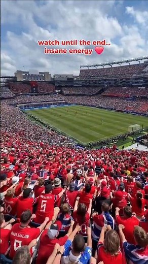 The Viking Clap in Boston is UNREAL! 🤯🇳🇴 (Norway vs France)