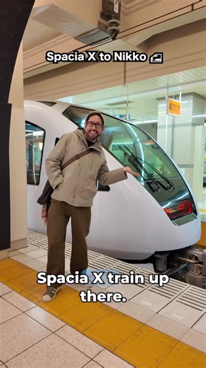 Chris Explorer ・Japan Travel on Instagram: "Join me on my day trip to Nikko, Japan! A wonderful day trip from Tokyo that’s about 2 hours away. My favorite day trip from Tokyo, hands down. 🍁 I treat myself to the Spacia X to travel to Nikko (approx 2 hours) for a day of shrines, nature, and to have my beloved Yuba Manju! Whether you’re looking for history or just a luxury train ride, I think this is the itinerary you need. Save this for your next Japan trip! 🇯🇵 ✨ Go to htt