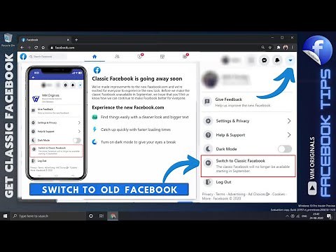 How To Switch Back to Classic Facebook from New Facebook Design 2020 | Facebook Tips