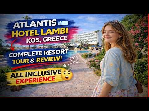 Atlantis Hotel Lambi Kos 🇬🇷 Full Resort Tour & Honest Review | Beachfront All Inclusive 🏝️