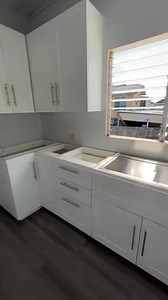 6.2K views | Need kitchen cabinets? We offer modern designs at affordable prices, unmatched service, easy and hassle free process. Give us a call or WhatsApp 355-3725 to get your project started. | Epoxy Pro Caribbean Ltd. | Facebook