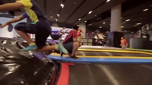Elevate your Kid's Birthday at BOUNCE Singapore! Starting from $39/pax, BOUNCE Parties offer adventures in a massive trampoline playground supervised by a dedicated party host. Package includes party food, private room & more! Free Jump For Birthday Child When You Book A Party Now! #bouncesingapore #bounceinc | BOUNCEinc