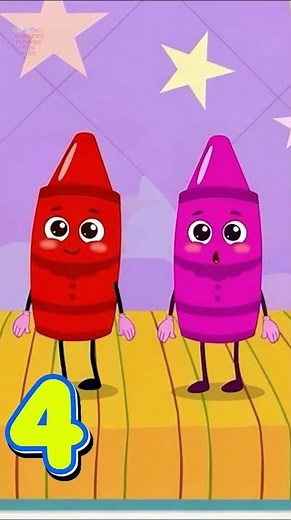 Five Little Babies #trending #counting #shorts #cartoon #explore #crayons