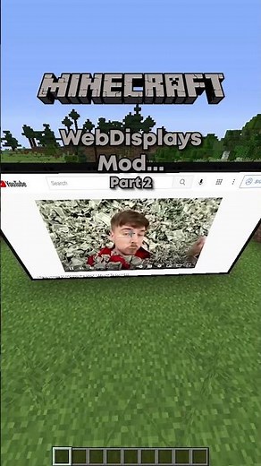 Watching Dream In MINECRAFT! (WebDisplays Mod)