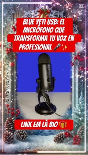 Blue Yeti USB #fy #MicrófonoUSB #streaming #podcasting #grabación #tech #shorts #gadgets #fyp