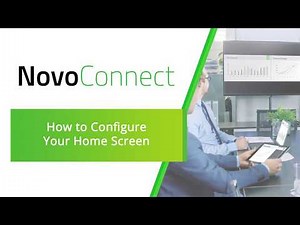 NovoConnect: How to Configure Your Home Screen