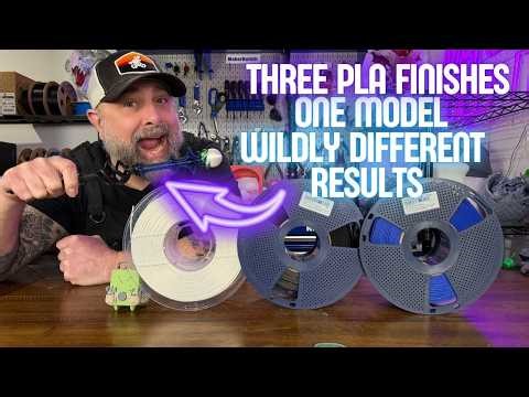 Three PLA Finishes, One Model, Wildly Different Results