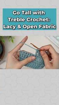Learn the Treble Crochet in 1 Minute!
