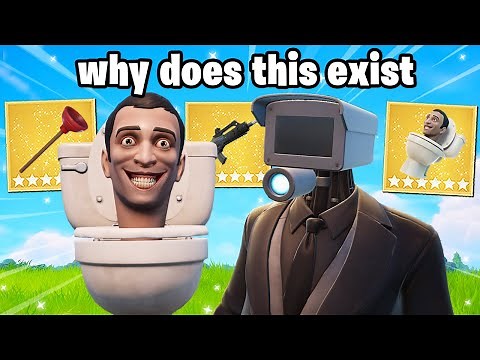The *SKIBIDI TOILET* Challenge in Fortnite