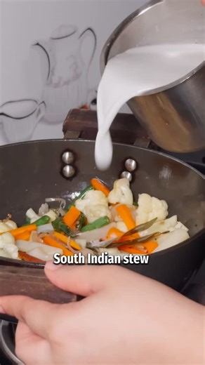 Imagine Everything Vegan on Instagram: "This South Indian Veg Stew uses fewer spices than your poha! Proof that minimalism never goes out of style. #tamilfood #indianfood #traditionalfood #plantbased #tamil"