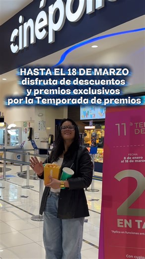 ¿Ya viste? 👀 Tú también ganaste. Entra a mi app Cinépolis GO en el apartado #TemporadaDePremios y disfruta de promociones Top. 🔥⭐🏆 | Cinépolis