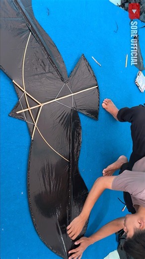 MEMBUAT LAYANGAN BURUNG SIKEP #kite #shortsviral