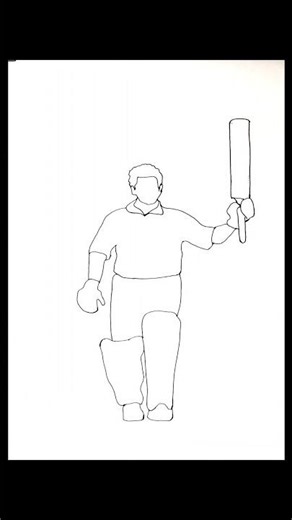 Guess This Cricket Legend? #Shorts #youtubeshorts #drawing #sachintendulkar #sachin #art