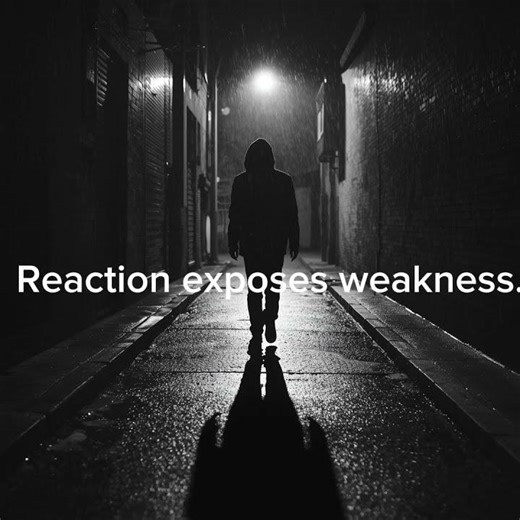 Control never reacts. #psychology#mindset#selfcontrol#discipline#mentalstrength#behavior#focus