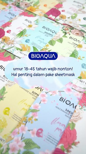 Sheet Mask Bioaqua untuk Semua Usia