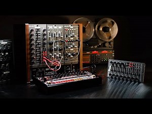 Roland System 100m synth / RYK Modular M185 Sequencer demo with System80 880 TR808 drum machine