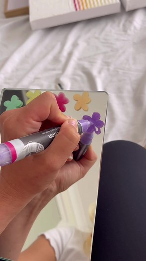 DIY Hand Painted Mirror Using Posca Paint Pens