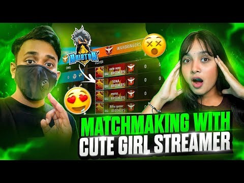 Matchmaking with cute Girl Streamer on cs Ranked😱 She Got Angry – Garena Free Fire