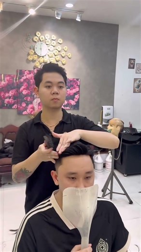 Mái tóc giả ngon - bổ - rẻ dành riêng cho các anh trán cao đây! bộ này cực kỳ tiết kiệm #trancao