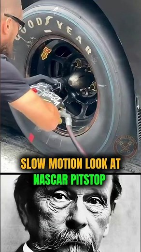 Slow Motion Look At NASCAR PITSTOP 🏁🚘💨 #nascar #pitstop #motorsport #teamwork #cars #automobile