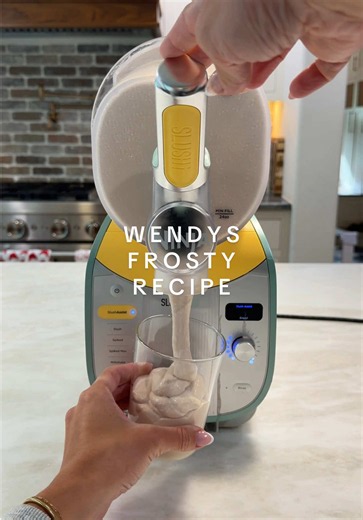 Let’s make our own at home Wendys frosty using the Ninja Slushi 🤤🥤 8 cups chocolate milk, 8oz cool whip, 7oz sweetened condensed milk #ninjaslushirecipes #ninjaslushi #wendysfrosty #asmr #recipe