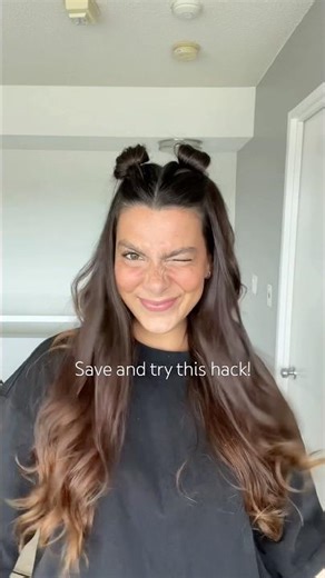 HOW TO MAKE SPACE BUNS CUTE?? Easy hack for the cutest space buns #spacebuns #hairstylehack #hair