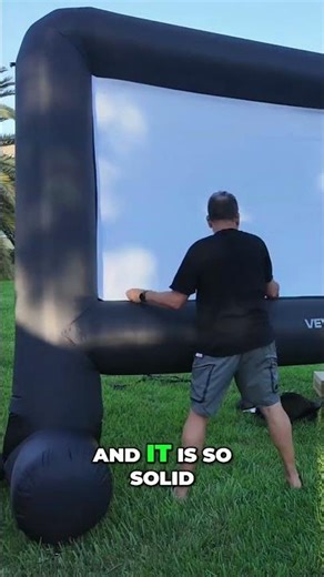 VEVOR 16FT INFLATABLE MOVIE SCREEN OUTDOOR Review | RIDICULOUSLY COOL | Reviews Unscripted