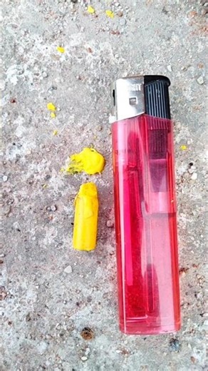 change crayon colour solid to liquid amazing fire and flame experiment with crayon colour 😛