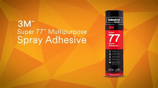 ohcanadasupply.ca on Instagram: "The 3M Super 77 multipurpose spray adhesive is a high-tack, high-coverage and fast drying adhesive! It bonds lightweight materials within 15 seconds of application and it offers high coverage for permanently attaching foils, carpeting, lightweight foams, paper, cardboard, felt and so much more! Grab yours today!"